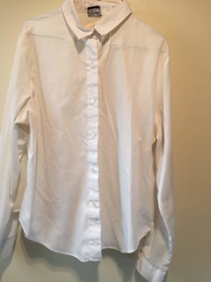 White Modern Blouse-Mod Bl 8705-Chest 44