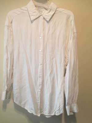 White Modern Blouse-Mod Bl 8707-Chest 45
