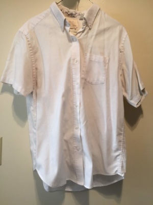 White Modern Blouse-Mod Bl 8711-Chest 44