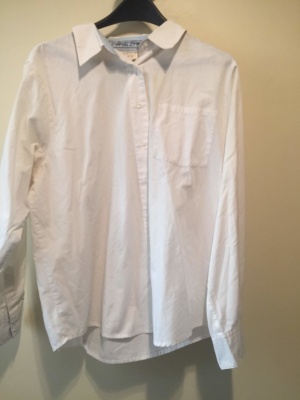 White Modern Blouse-Mod Bl 8808-Chest 46