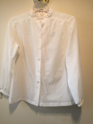 White Modern Blouse-Mod Bl 8816-Chest 46