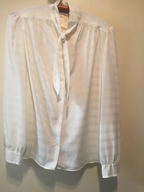 White Modern Blouse-Mod Bl 8875-Chest 46