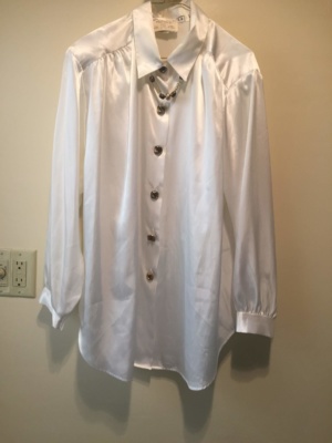 White Modern Blouse-Mod Bl 8903-Chest 54