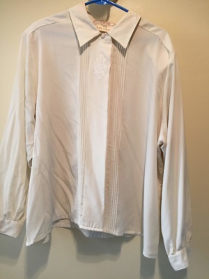 White Modern Blouse-Mod Bl 8905-Chest 58