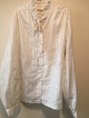 White Modern Blouse-Mod Bl 8950-Chest 50