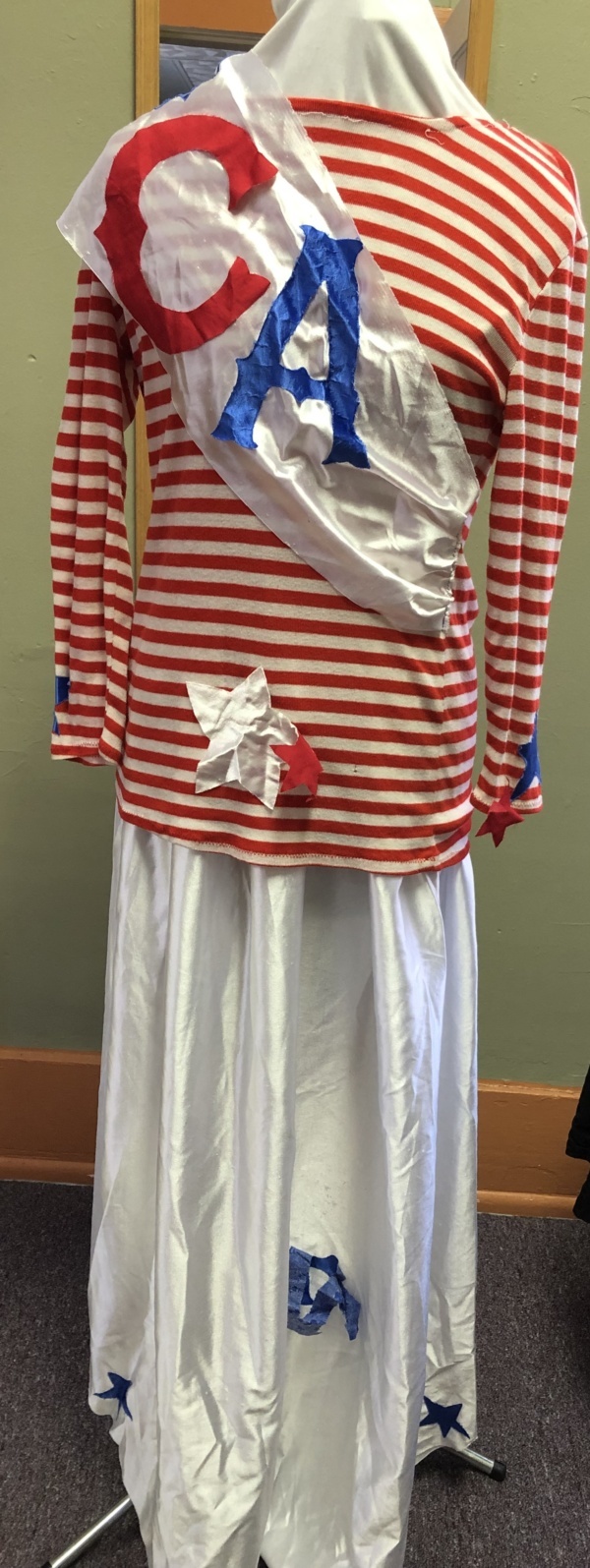 Red, White, and Blue Superhero Costume