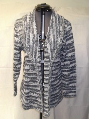 Grey Cardigan Sweater-Swtr Crd 2300-Chest 42
