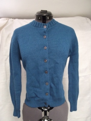 teal Cardigan Sweater-Swtr Crd 4200-Chest 40