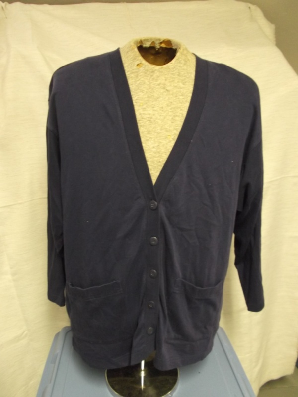 Dark blue Cardigan Sweater-Swtr Crd 4700-Chest 50