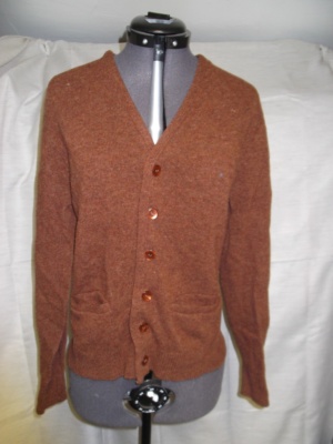 Brown Cardigan Sweater-Swtr Crd  6200-Chest 40
