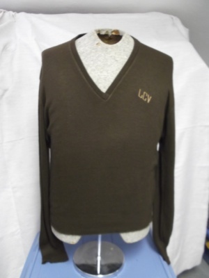 Brown Sweater Pullover-Swtr Pllvr 6701-Chest 50