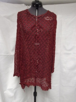 Red Sweater Pullover-Swtr Pllvr 7600-Chest 48