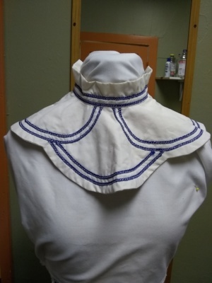 White and Blue Collar-WM CLR 8027-