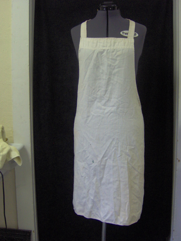 White Apron-Wm Fl Ap 8200-Length 96