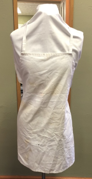 White Apron-Wm Fl Ap 8901-Length 26