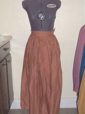 Brown Apron-Wm Hf Ap 6301-Length 35
