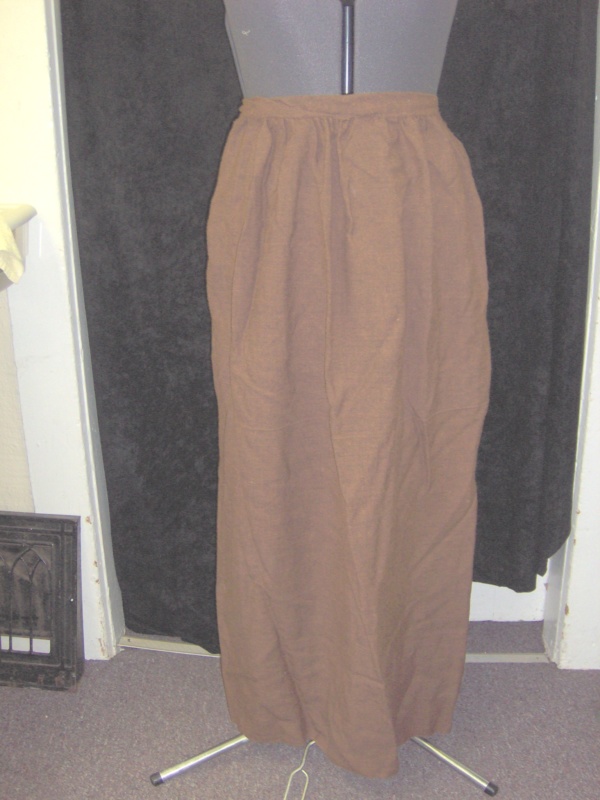 Brown Apron-Wm Hf Ap 6400-Length 21