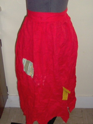 Red Apron-Wm Hf Ap 7025-Length 28