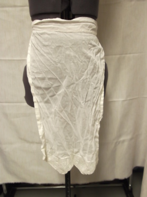 White Apron-Wm Hf Ap 8000-Length 22