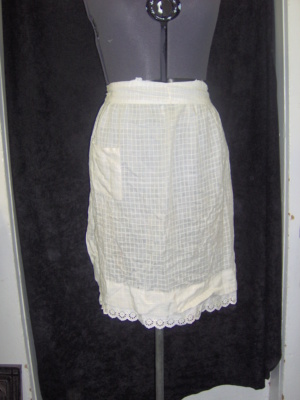 White Apron-Wm Hf Ap 8401-Length 22
