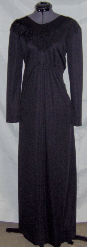 Black Period Dress-Wm Pd Dr 1500-Bust 40