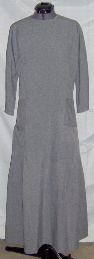 Grey Black Period Dress-Wm Pd Dr 2301-Bust 36