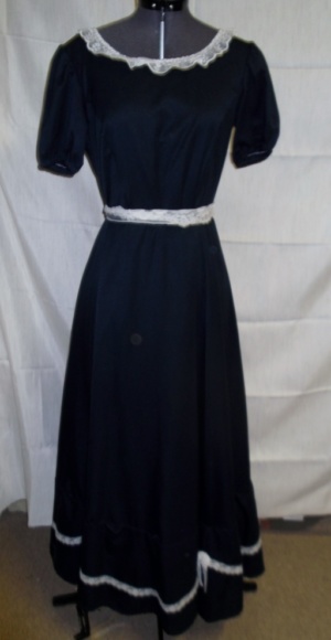 Blue White Period Dress-Wm Pd Dr 4301-CC'02-Bust 36