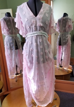 Pink Period Dress-Wm Pd Dr 7528-MM'18-Bust 40
