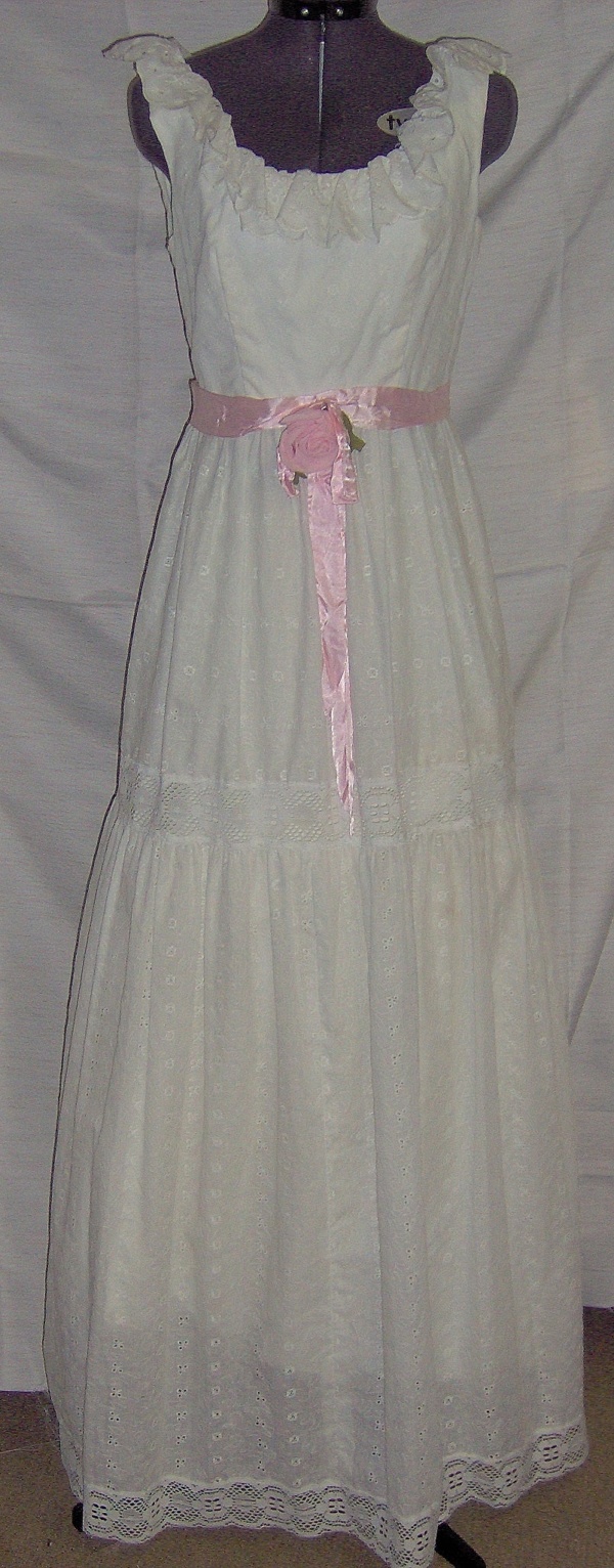 White Period Dress-Wm Pd Dr 8225-Bust 34