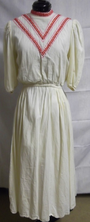 White Period Dress-Wm Pd Dr 8303-Bust 36