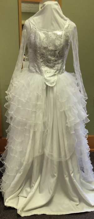 white Period Dress-Wm Pd Dr 8326-CC'15-Bust 36
