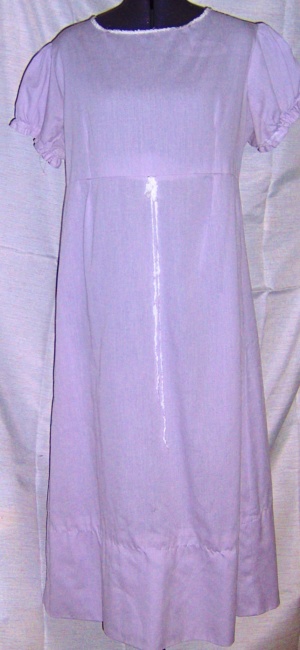 Purple White Period Dress-Wm Pd Dr 9401-Bust 39