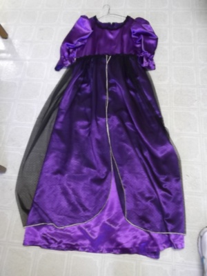Purple Period Dress-Wm Pd Dr 9402-CC'02-Bust 38