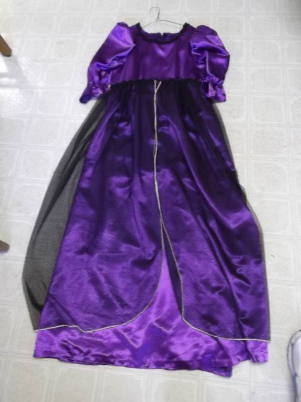 Purple Period Dress-Wm Pd Dr 9402-CC'02-Bust 38