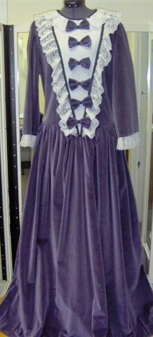 purple Period Dress-Wm Pd Dr 9600-Bust 42