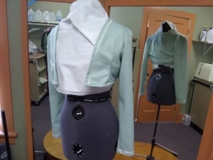 Light Green Period Jacket-Wm Pd Jkt 3100-Bust 32