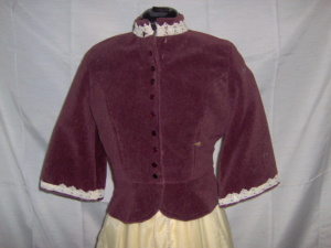 Red Ivory Period Jacket-Wm Pd Jkt 7000-Bust 34