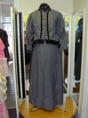 Grey Period Suit-Wm Pd Su 2300-Bust 37