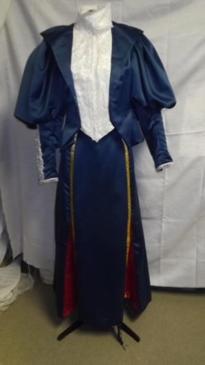 Blue Ivory Yellow Red Period Suit-Wm Pd Su 4501-Ernst'06-Bust 41