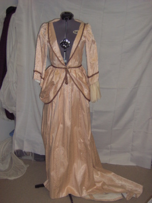 Orange Period Suit-Wm Pd Su 5125-Bust 32