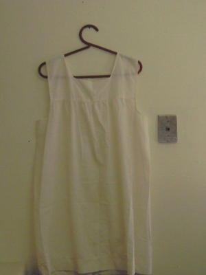 White Pinafore-Wm Pn 8001-Chest 34