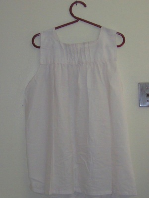 white Pinafore-Wm Pn 8200-Chest 41