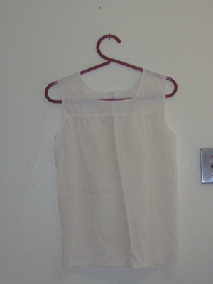 White Pinafore-Wm Pn 8301-Chest 36