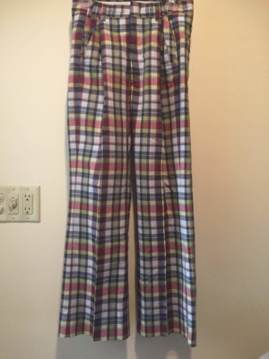 Blue green red yellow Women's Pants-Wm Pt 4075-Waist 28