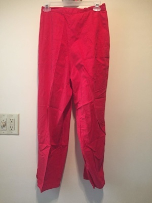 Red Women's Pants-Wm Pt 7000-Waist 28