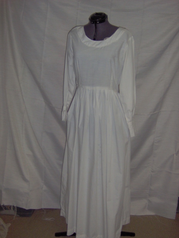 White Renaissance Dress-Wm Rn Dr 8201-Chest 35