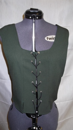 Green Renaissance Vest-Wm Rn Vst 3100-Chest 38
