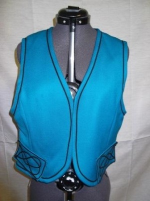Blue and black Renaissance Vest-Wm Rn Vst 4200-Chest 40