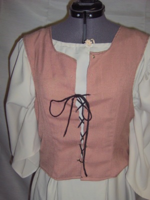 Brown  Renaissance Vest-Wm Rn Vst 6003-Chest 34