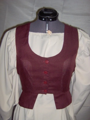 Red  Renaissance Vest-Wm Rn Vst 7000-Chest 34